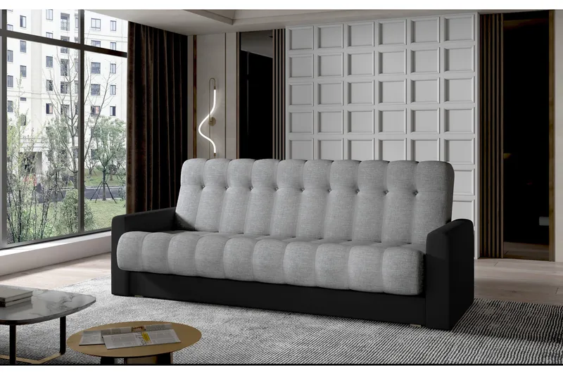 Masin 3-sits Bäddsoffa - Grå - Möbler - Vardagsrum - Bäddsoffor