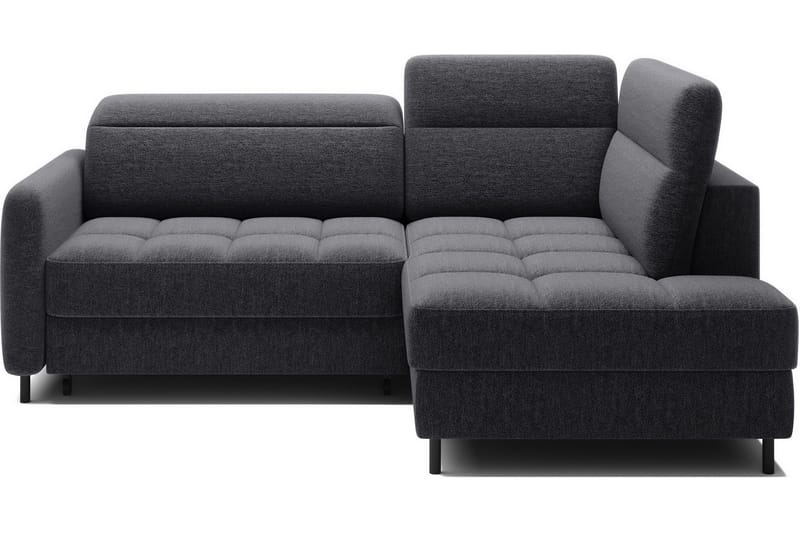 Masuo Bäddsoffa med Schäslong 3-sits, Mörkgrå