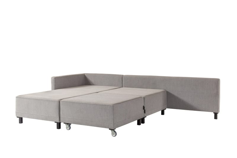 Matris 4-sits Bäddsoffa med Divan - Grå - Möbler - Vardagsrum - Bäddsoffor