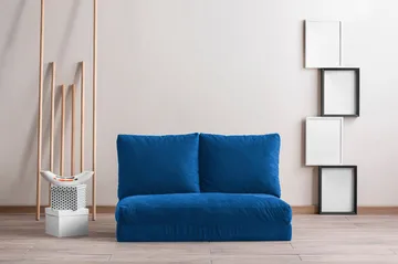 Maydena Bäddsoffa 2-sits 120x185 - Blå - Möbler - Vardagsrum - Bäddsoffor