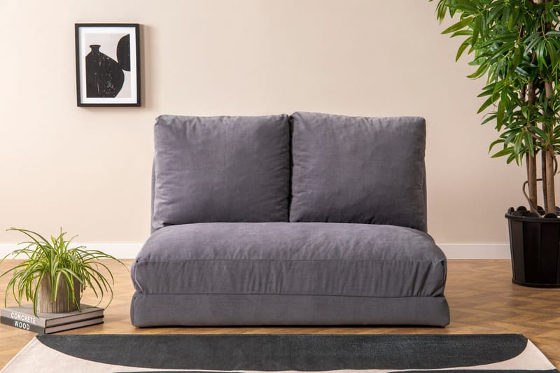 Maydena Bäddsoffa 2-sits 120x185 - Grå - Möbler - Vardagsrum - Bäddsoffor