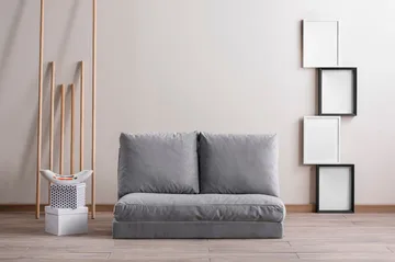 Maydena Bäddsoffa 2-sits 120x185 - Grå - Möbler - Vardagsrum - Bäddsoffor