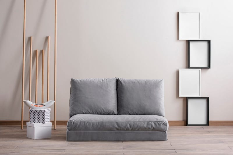Maydena Bäddsoffa 2-sits 120x185 - Grå - Möbler - Vardagsrum - Bäddsoffor