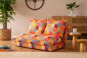 Maydena Bäddsoffa 2-sits 185x120 cm - Flerfärgad - Möbler - Vardagsrum - Bäddsoffor