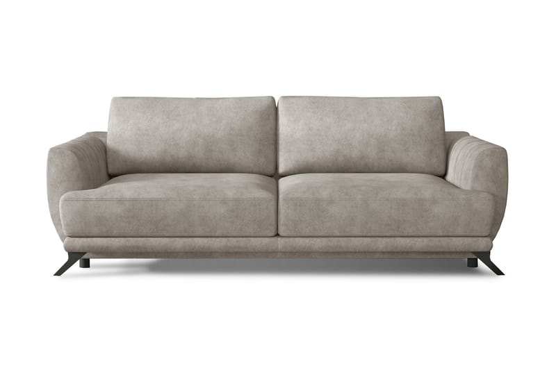 MEGEVE 3-sits Bäddsoffa Beige - Bäddsoffor - 3-sits bäddsoffa