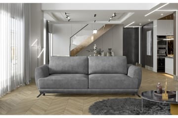 Megis 3-sits Bäddsoffa - Grå - Möbler - Vardagsrum - Bäddsoffor
