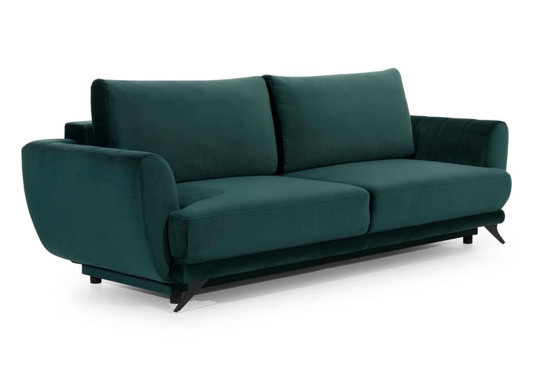 Megis 3-sits Bäddsoffa - Grön - Möbler - Vardagsrum - Bäddsoffor