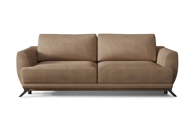 Megis 3-sits Bäddsoffa - Ljusbrun - Möbler - Vardagsrum - Bäddsoffor