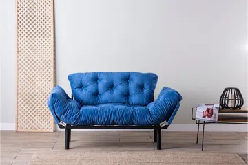 Mezonzo 2-sits Bäddsoffa - Blå - Möbler - Vardagsrum - Bäddsoffor