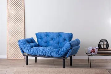 Mezonzo 2-sits Bäddsoffa - Blå - Möbler - Vardagsrum - Bäddsoffor