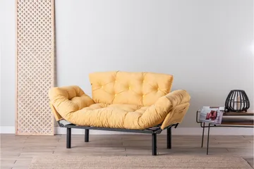 Mezonzo 2-sits Bäddsoffa - Gul - Möbler - Vardagsrum - Bäddsoffor