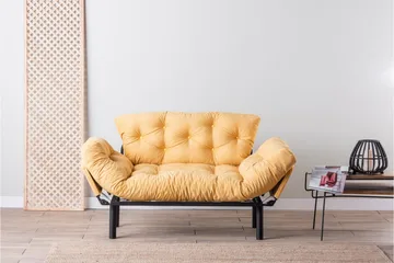 Mezonzo 2-sits Bäddsoffa - Gul - Möbler - Vardagsrum - Bäddsoffor