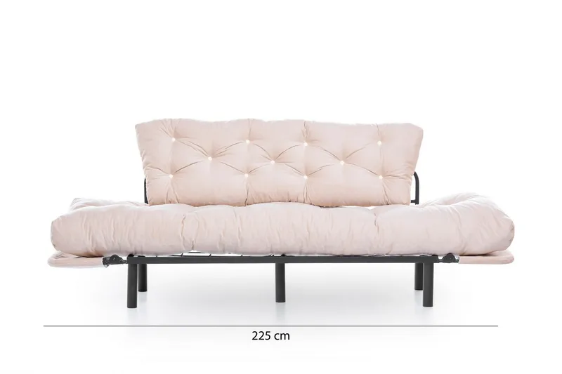 Mezonzo 3-sits Bäddsoffa - Beige - Möbler - Vardagsrum - Bäddsoffor