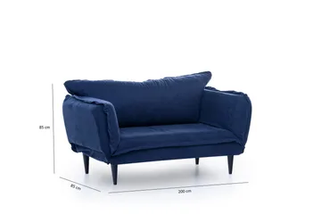 Mezonzo 3-sits Bäddsoffa - Blå - Möbler - Vardagsrum - Bäddsoffor