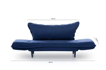 Mezonzo 3-sits Bäddsoffa - Blå - Möbler - Vardagsrum - Bäddsoffor