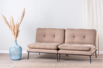 Mezonzo 3-sits Bäddsoffa - Brun - Möbler - Vardagsrum - Bäddsoffor