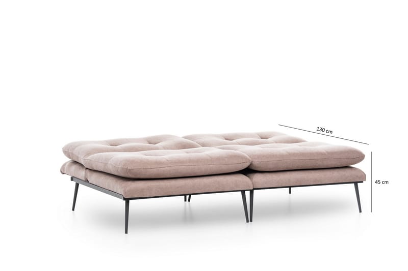 Mezonzo 3-sits Bäddsoffa - Brun - Möbler - Vardagsrum - Bäddsoffor
