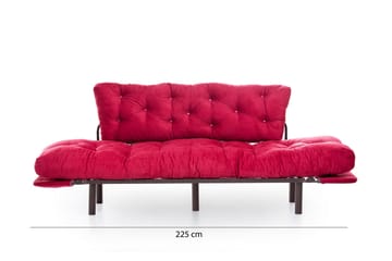 Mezonzo 3-sits Bäddsoffa - Röd - Möbler - Vardagsrum - Bäddsoffor
