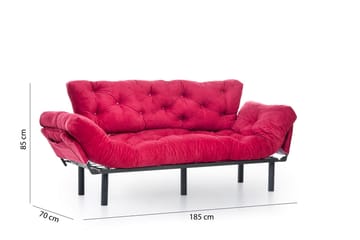 Mezonzo 3-sits Bäddsoffa - Röd - Möbler - Vardagsrum - Bäddsoffor