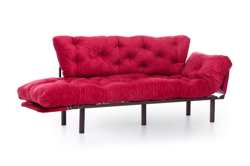 Mezonzo 3-sits Bäddsoffa - Röd - Möbler - Vardagsrum - Bäddsoffor
