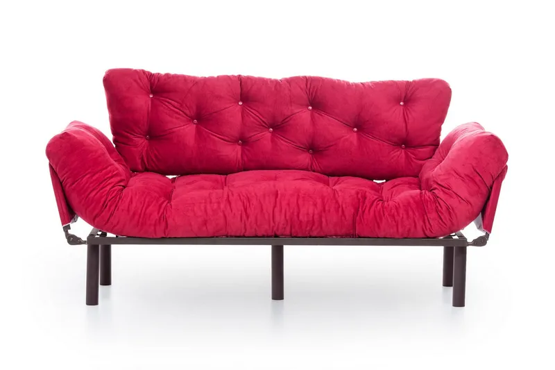 Mezonzo 3-sits Bäddsoffa, Röd