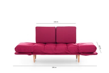 Mezonzo 3-sits Bäddsoffa - Röd - Möbler - Vardagsrum - Bäddsoffor