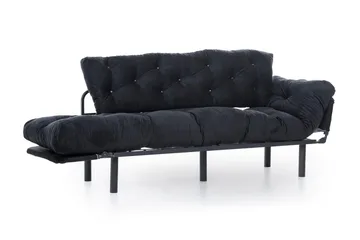 Mezonzo 3-sits Bäddsoffa - Svart - Möbler - Vardagsrum - Bäddsoffor