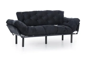 Mezonzo 3-sits Bäddsoffa - Svart - Möbler - Vardagsrum - Bäddsoffor