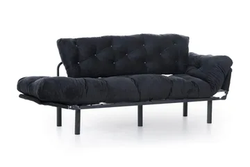 Mezonzo 3-sits Bäddsoffa - Svart - Möbler - Vardagsrum - Bäddsoffor