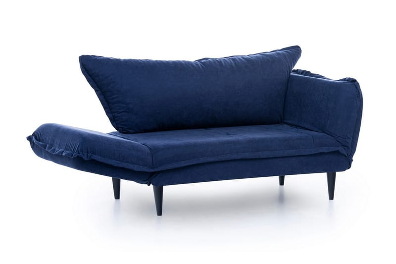 Mezonzo 3-sits Rektangulär Längsbäddad Bäddsoffa 50x190 cm i Tyg - Blå - Möbler - Vardagsrum - Bäddsoffor