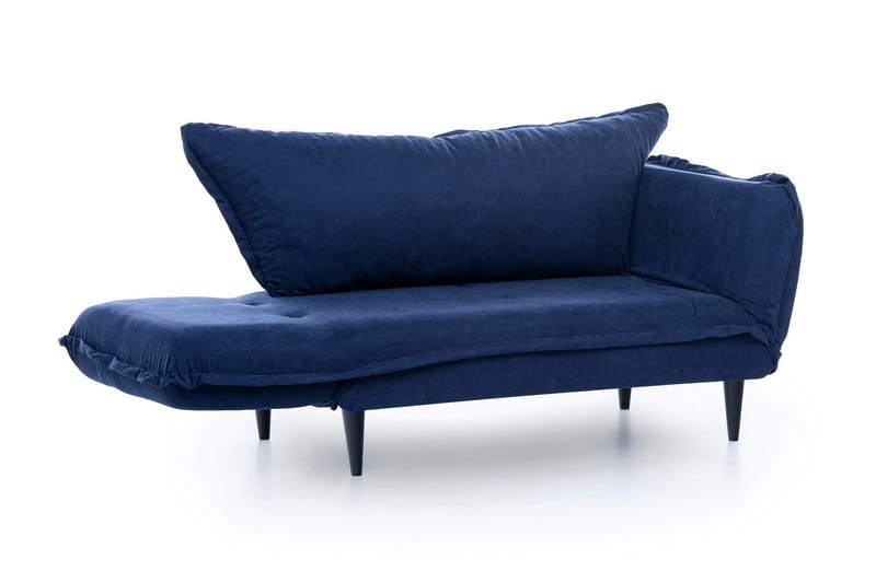 Mezonzo 3-sits Rektangulär Längsbäddad Bäddsoffa 50x190 cm i Tyg - Blå - Möbler - Vardagsrum - Bäddsoffor