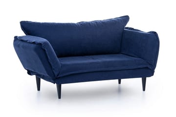 Mezonzo 3-sits Rektangulär Längsbäddad Bäddsoffa 50x190 cm i Tyg - Blå - Möbler - Vardagsrum - Bäddsoffor