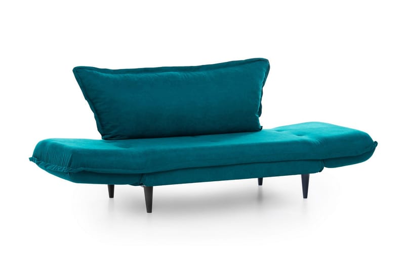 Mezonzo 3-sits Rektangulär Längsbäddad Bäddsoffa 50x190 cm i Tyg - Grön - Möbler - Vardagsrum - Bäddsoffor