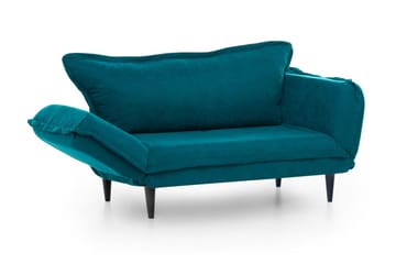 Mezonzo 3-sits Rektangulär Längsbäddad Bäddsoffa 50x190 cm i Tyg - Grön - Möbler - Vardagsrum - Bäddsoffor