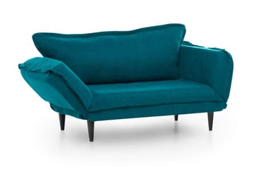 Mezonzo 3-sits Rektangulär Längsbäddad Bäddsoffa 50x190 cm i Tyg - Grön - Möbler - Vardagsrum - Bäddsoffor