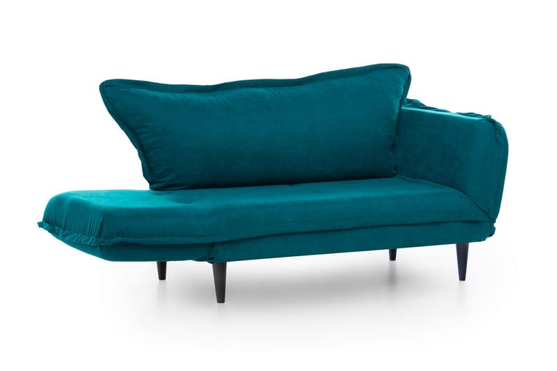 Mezonzo 3-sits Rektangulär Längsbäddad Bäddsoffa 50x190 cm i Tyg - Grön - Möbler - Vardagsrum - Bäddsoffor
