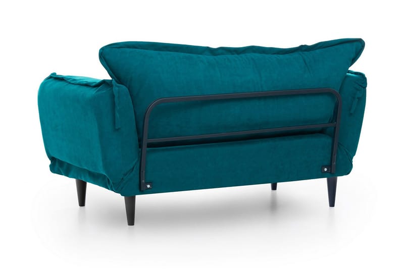 Mezonzo 3-sits Rektangulär Längsbäddad Bäddsoffa 50x190 cm i Tyg - Grön - Möbler - Vardagsrum - Bäddsoffor