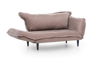Mezonzo 3-sits Rektangulär Längsbäddad Bäddsoffa 50x190 cm i Tyg - Taupe - Möbler - Vardagsrum - Bäddsoffor