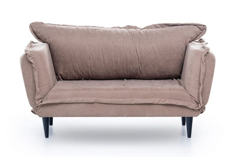 Mezonzo 3-sits Rektangulär Längsbäddad Bäddsoffa 50x190 cm i Tyg - Taupe - Möbler - Vardagsrum - Bäddsoffor