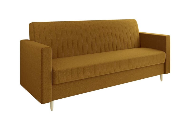 Midfeld 3-sits Bäddsoffa Gul - Möbler - Vardagsrum - Bäddsoffor