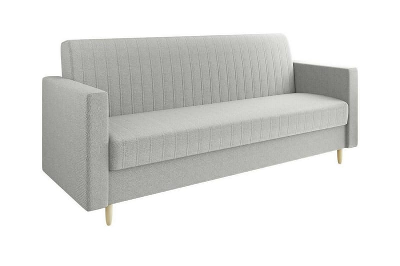 Midfeld 3-sits Bäddsoffa Ljusgrå - Möbler - Vardagsrum - Bäddsoffor