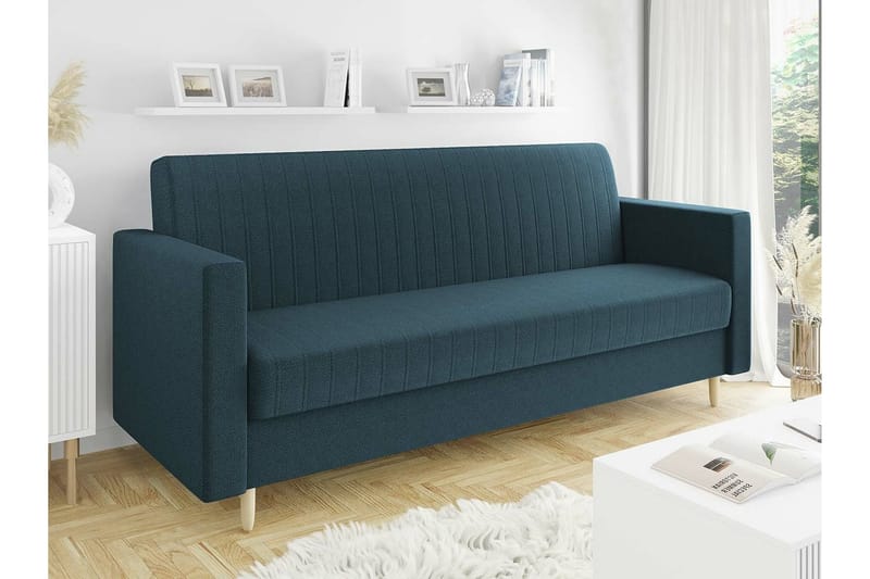 Midfeld 3-sits Bäddsoffa Mörkblå - Möbler - Vardagsrum - Bäddsoffor