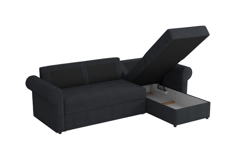 Midfeld 3-sits Hörnbäddsoffa Dark blue - Möbler - Vardagsrum - Bäddsoffor