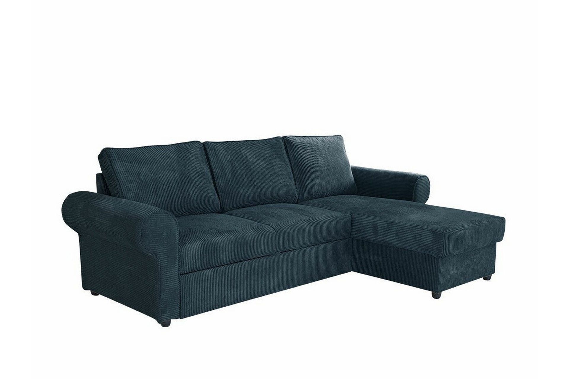 midfeld 3-sits hörnbäddsoffa dark blue -