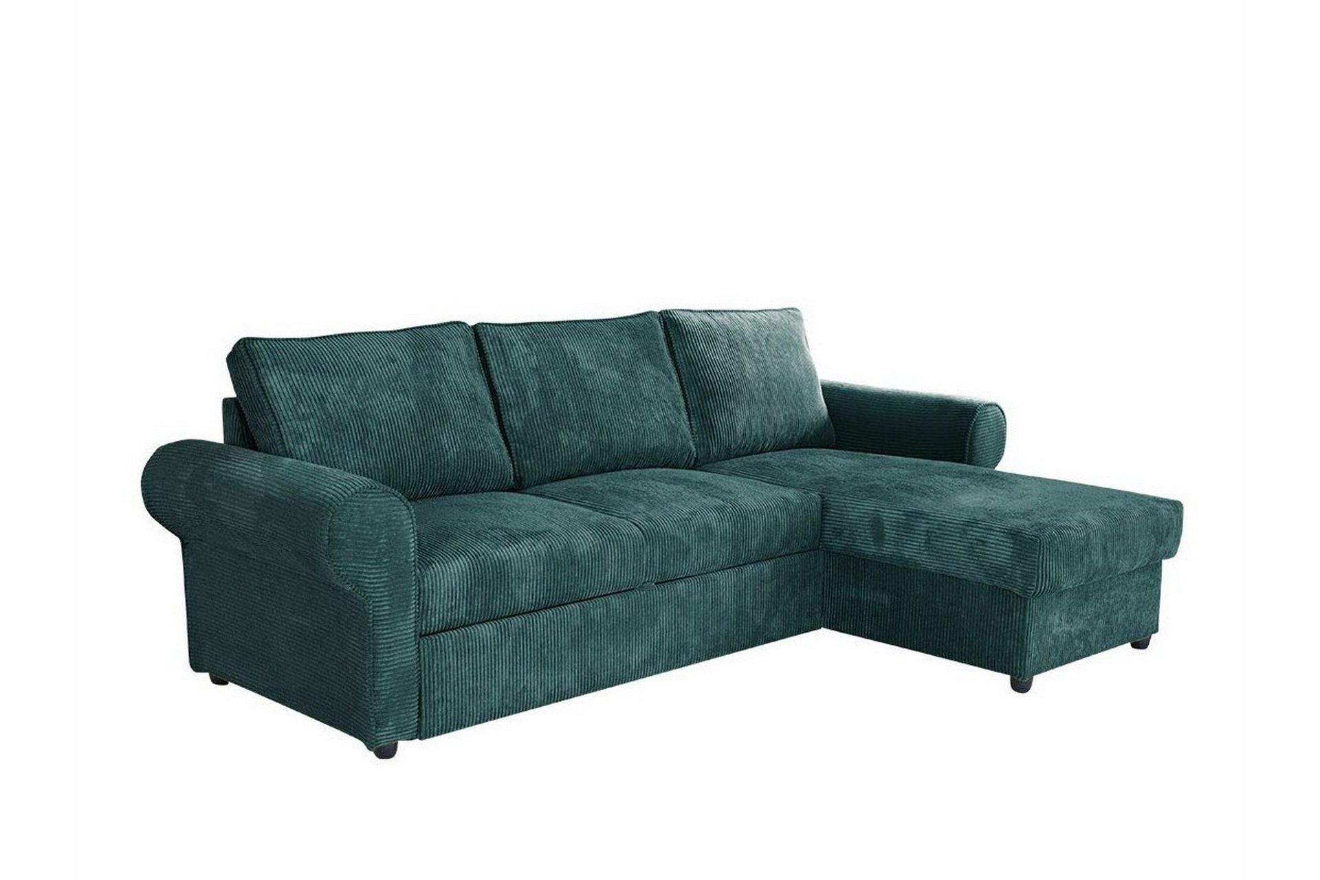 midfeld 3-sits hörnbäddsoffa dark turquoise -