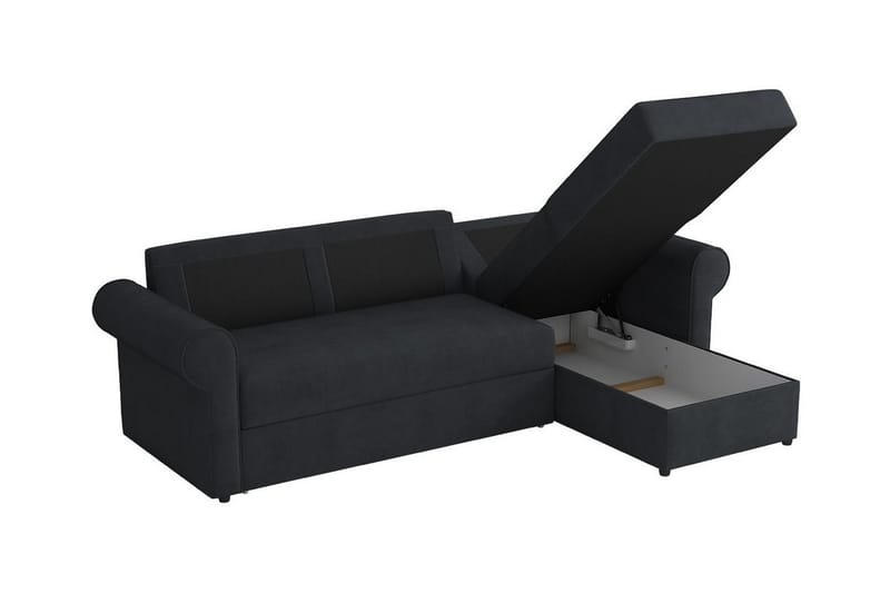 Midfeld 3-sits Hörnbäddsoffa Mörk Turkos - Möbler - Vardagsrum - Bäddsoffor