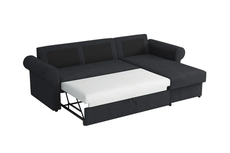 Midfeld 3-sits Hörnbäddsoffa Mustard yellow - Möbler - Vardagsrum - Bäddsoffor