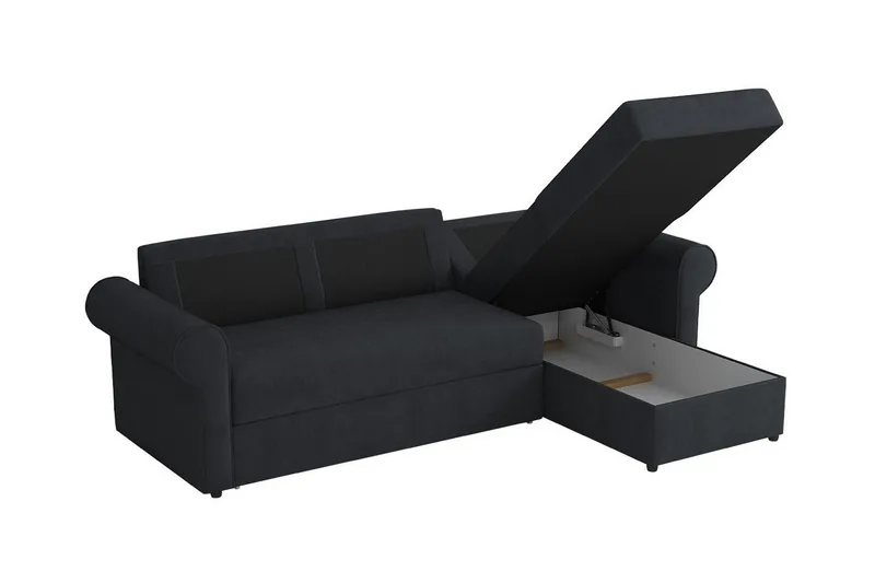 Midfeld 3-sits Hörnbäddsoffa Mustard yellow - Möbler - Vardagsrum - Bäddsoffor