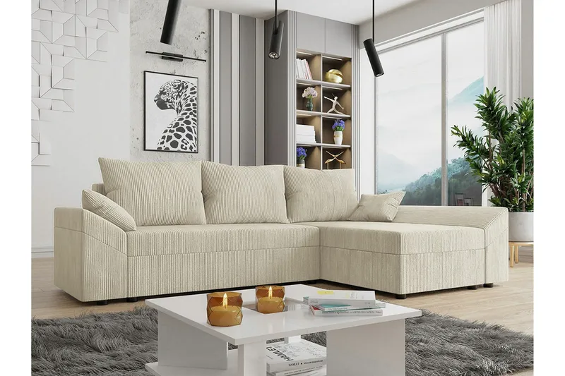 Midfeld 3-sits Hörnbäddsoffa - Möbler - Vardagsrum - Bäddsoffor