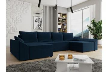 Midfeld 4-sits Hörnbäddsoffa blue - Möbler - Vardagsrum - Bäddsoffor - U bäddsoffa